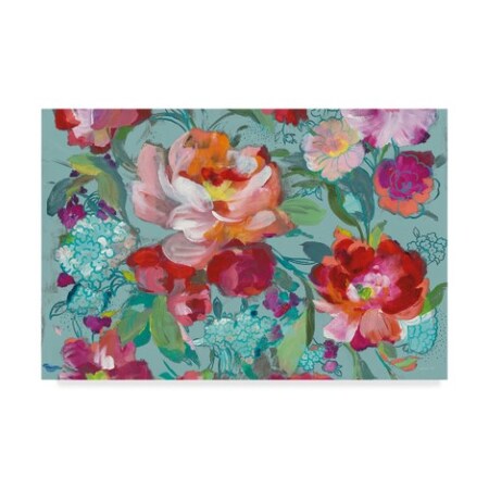Trademark Fine Art Danhui Nai 'Bright Floral Medley' Canvas Art, 30x47 WAP02495-C3047GG